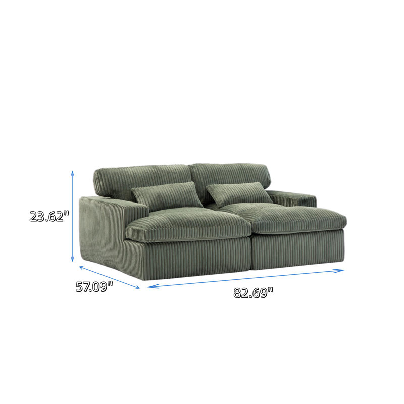 Fauteuil inclinable intérieur double vert