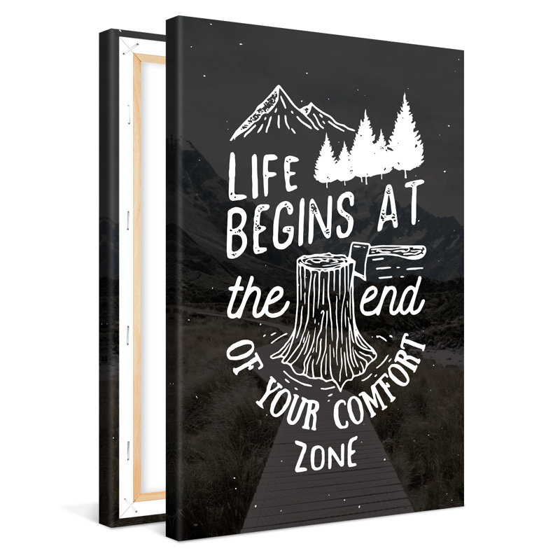 Life Begins - No Frame Print