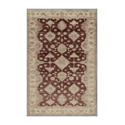 Machine Washable Overdyed Gray Area Rug