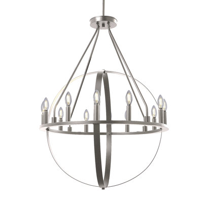 Netice 12 - Light Dimmable Globe Chandelier