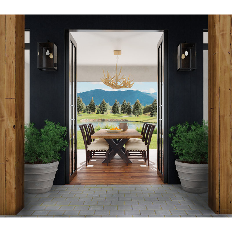 Big Sky Upholstered Side Dining Chair, Black