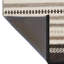 Tapis décoratif à motif géométrique beige et noir-419948900