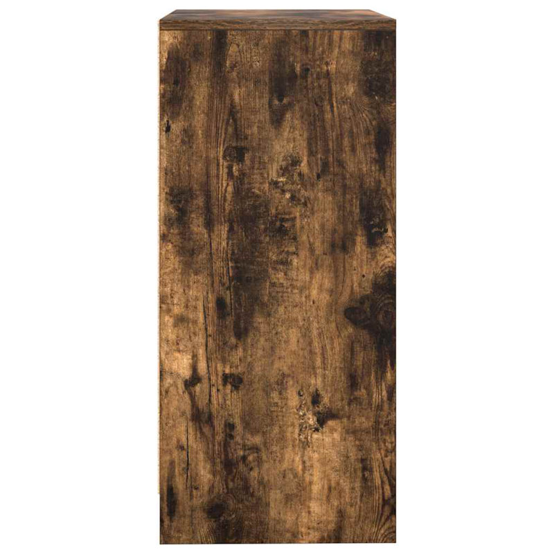 Sideboard 57X34x76 Cm Engineered Wood, Smoked Oak