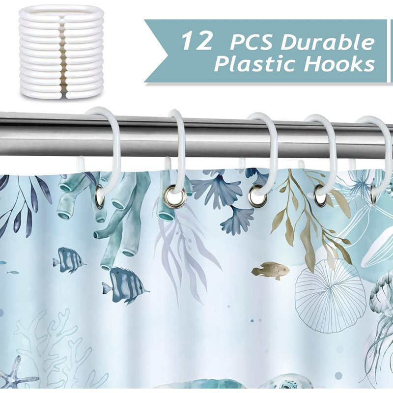 Sea Turtle Shower Curtain