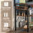 Baker's Rack with Power Outlets, Microwave Stand, Coffee Bar, 10 S-Hooks-875734508