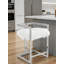 Tabouret de comptoir Kangé en fausse fourrure Pangea Home-952006490-952006493-952006495