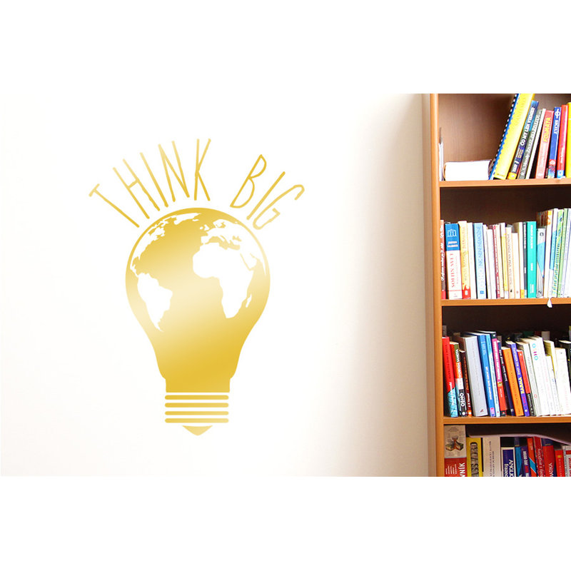Wall Decal, Medium, Shiny Gold