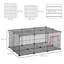 DIY Pet Playpen Cage 22 Piece withDoor Bunny Chinchilla Hedgehog Guinea Pig