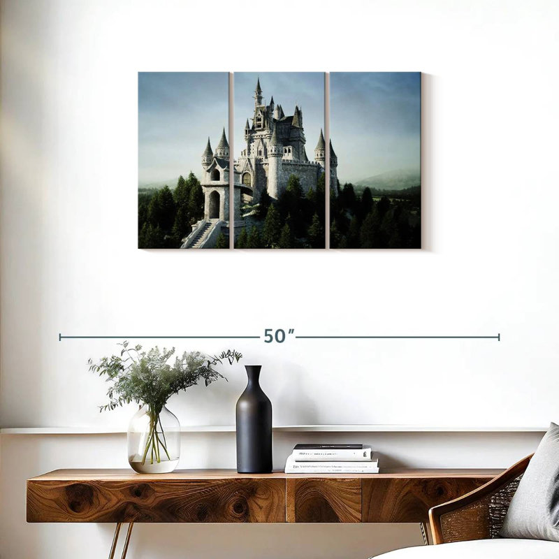 Château de conte de fées Lilie, H 20 po x l 33 po