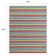 Surrey Stripe Hand-Tufted Plush Wool Rug High-Low Rainbow Multicolor