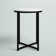 Hampstead Collection End Table - Modern Laminate Accent Table with Crisscross Frame