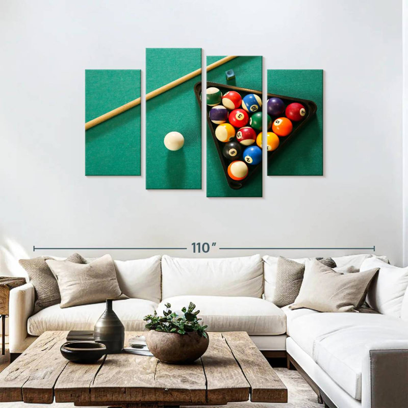Outils de jeu de billard Senne, H 48 po x l 75 po