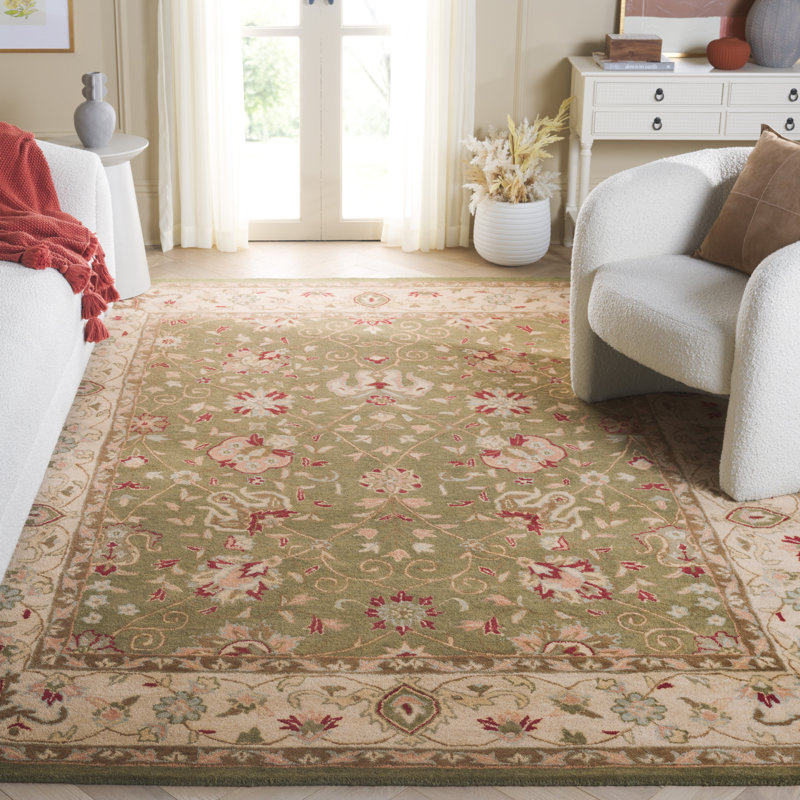 Dunbar Hand Tufted Wool Oriental Rug, Rectangle 8'3" x 11'