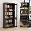 Rangement en bois de 71 po de hauteur avec garde-manger et tablettes en verre-2008301275-2008340458