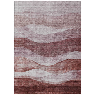 Tapis intérieur / extérieur rose Louisa 