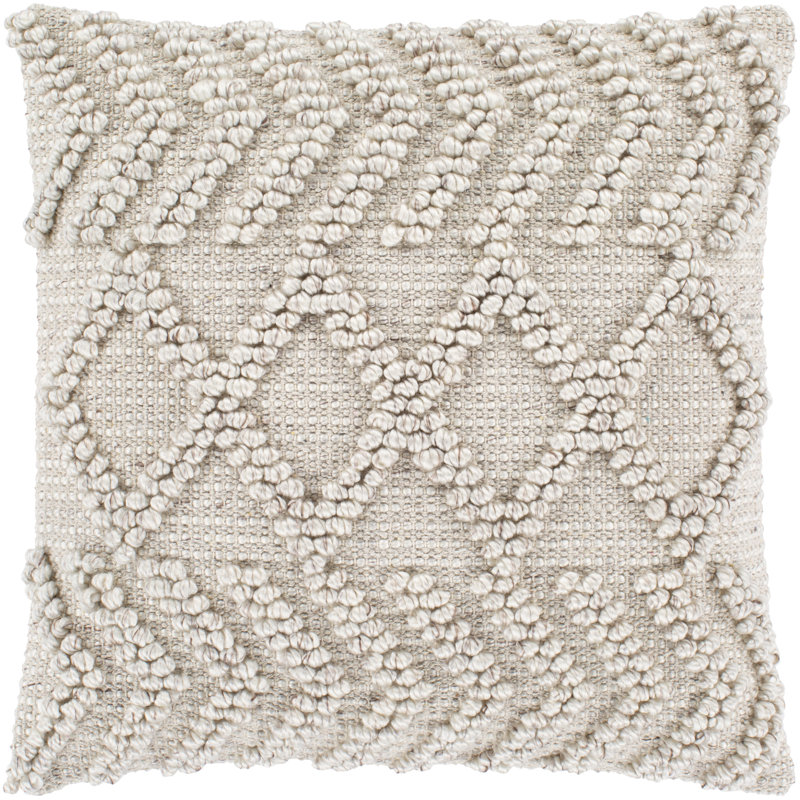 Anders Accent Throw Pillow Cover, 18" x 18", Polyester/Polyfill