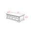 Table basse en bois massif de style américain-783940047