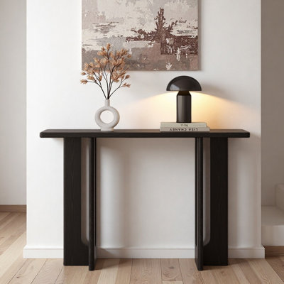 Wabi-Sabi Style Solid Wood Entryway Table by Hokku Designs