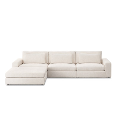 Natalina Modular Upholstered Reversible Chaise L-Sectional