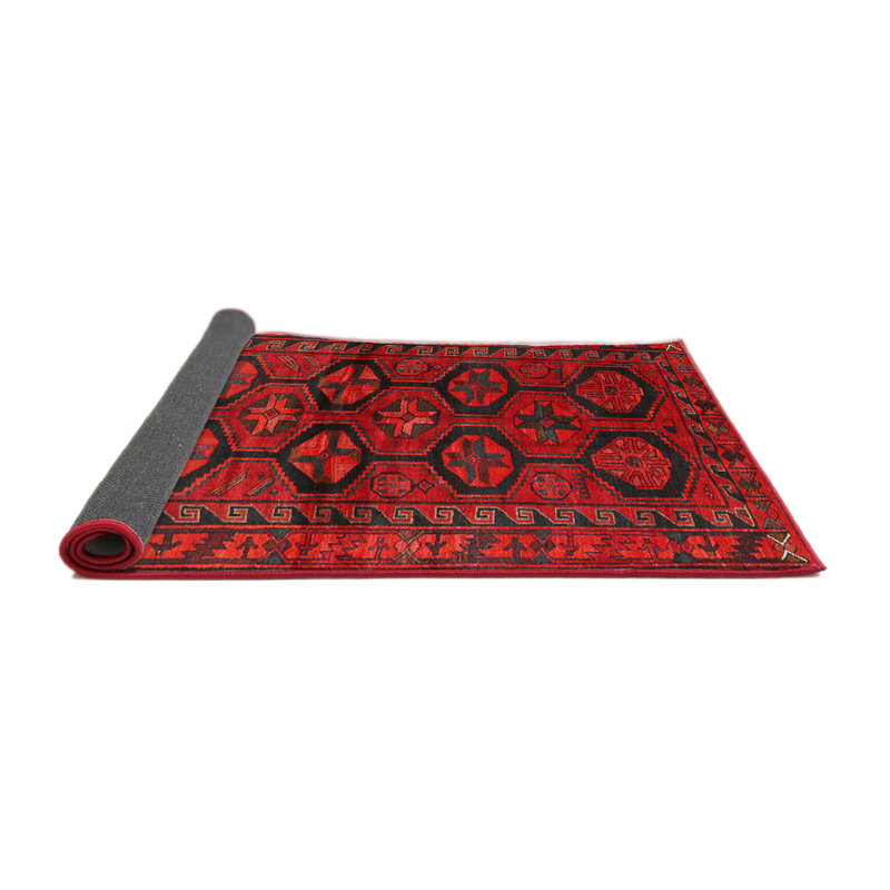 Tapis rouge à motif sud-ouest, Rond 6 pi