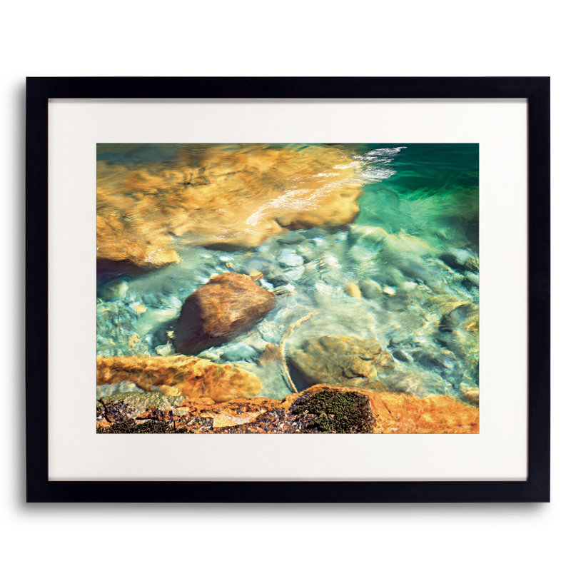 Ohanapecosh River Abstract Print by Bruce Heinemann