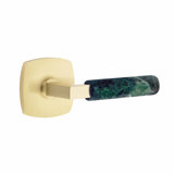 Select Round Door Lever with Square Rosette