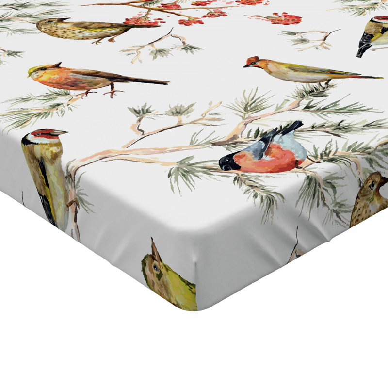 Drap-housse animal à motif floral, Drap-housse simple TG