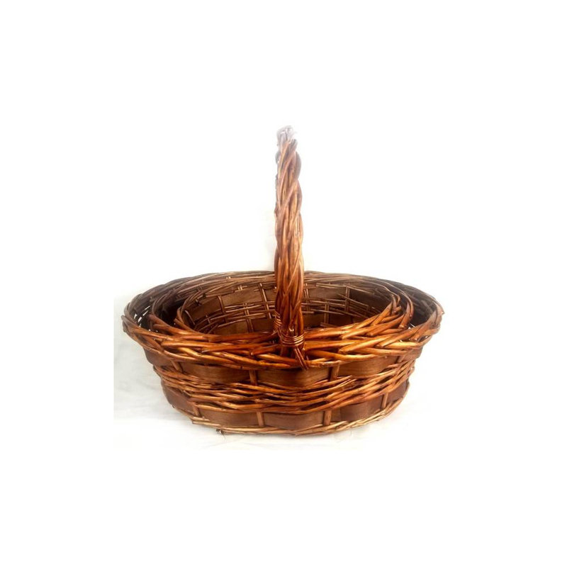 Breakwater Bay Wicker Box, 6" H x 17" W x 13" D