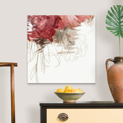 Reproduction d’art sur toile, "Crimson Lust III" par PI studio
