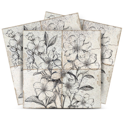 12'' W x 12'' L Vinyl Peel and Stick Mosaic Tile