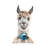 Llama Latte by Holly Simental - Graphic Art Print on Canvas-609629611-609629610