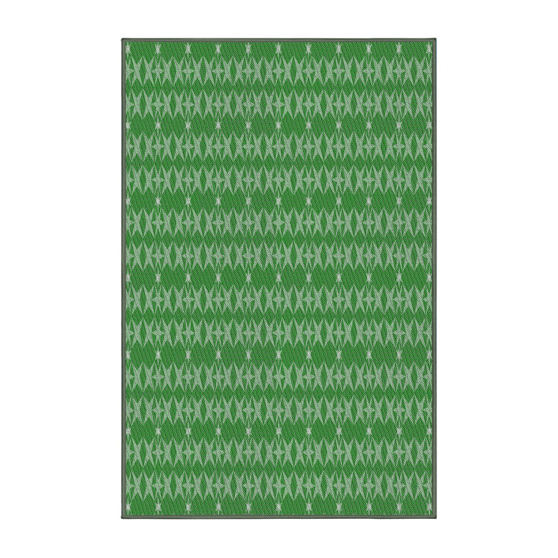 Vert Tapis décoratif, Rectangle 3 pi x 5 pi