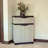 Storage Cabinet with Adjustable Shelf and Top Drawer - Gray-9882620