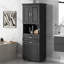 Grande armoire de salle de bain avec panier à linge, grand panier de rangement inclinable et armoire supérieure-1523834966