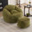 Foam Bean Bag Chairs with Ultra Soft Chenille Cover-998024360