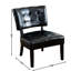 Fauteuil surdimensionné en cuir mélangé gris avec sièges élégants-1803389764