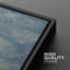 "Clouds In Blue Sky Rustic Nature" French Country, reproduction d'art sur toile encadrée 2 pièces-91068947-91068948