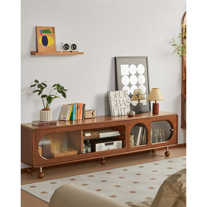 Meuble télé Mid Century,  21" H x 78.7" W x 15" D