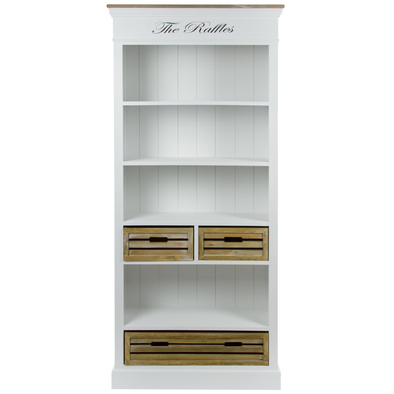 Knowles 198cm H x 86cm W Standard Bookcase