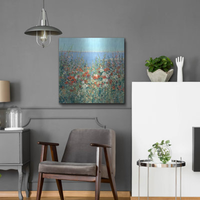 'Seaside Garden I' by Tim O'Toole, Metal Wall Art, 24" x 24"