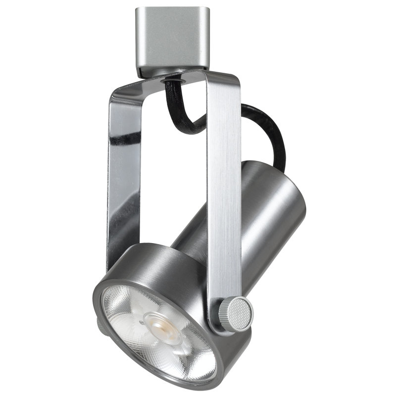 Tête de luminaire à del intégrée à luminosité réglable, Acier brossé