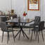Table de salle à manger carrée, table de salle à manger carrée moderne pour 4 à 6 personnes-1645022981