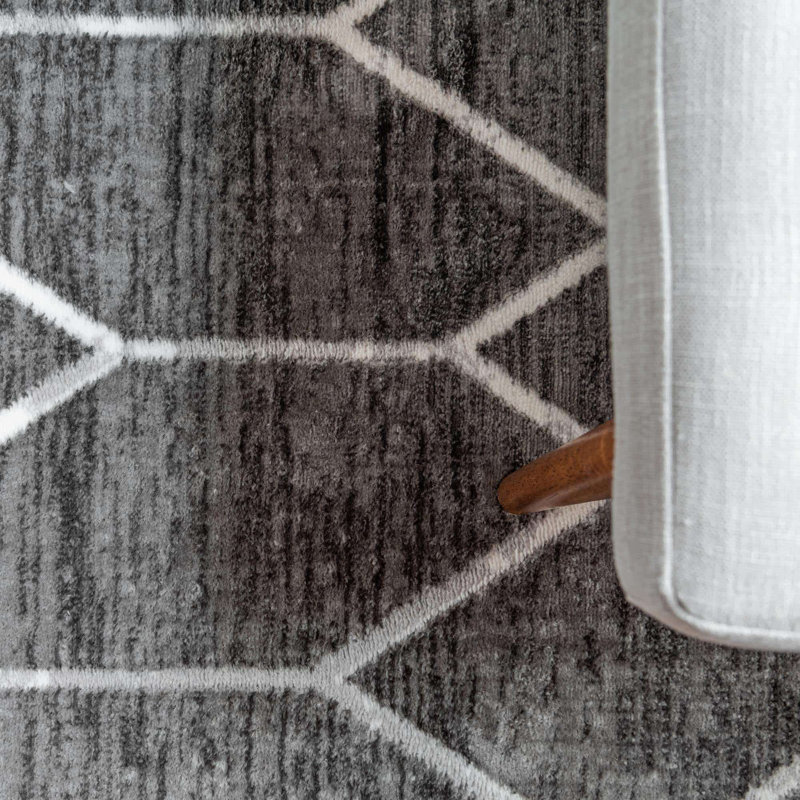 Patrie Geometric Indoor Rug, Square 5'3"