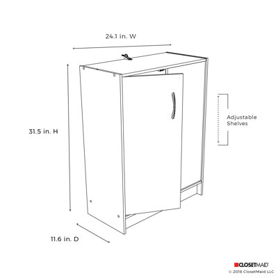 Stackable Storage 2-Door Organizer