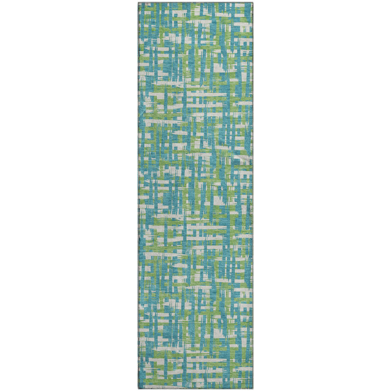 Premium Machine Washable Cossette AMF1060 Lines Rug, Runner 2'3" x 7'6"