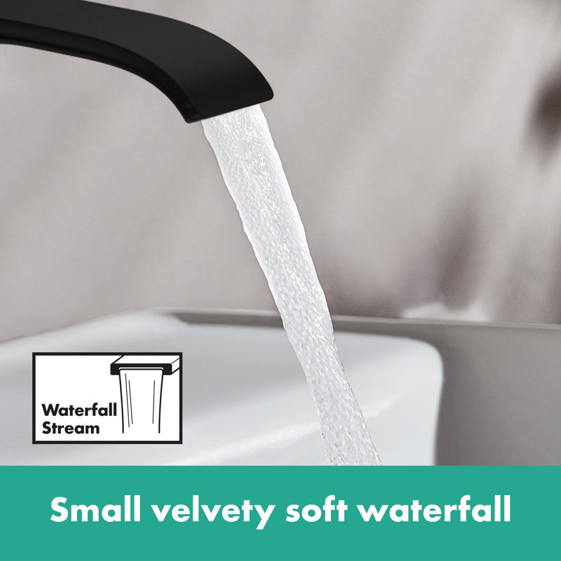 Hansgrohe Vivenis Freestanding Tub Filler Trim with 1.75 GPM Handshower, Matte Black