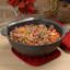Lava Cast Iron 6.5 Qt./12" Enameled Dutch Oven Round Black With Lid