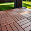 44 Pack 12X12 Square Waterproof Outdoor Deck Tiles - Interlocking, All-Weather, Slip-Resistant, Easy-Assembly Patio Decking For Poolside, Balcony, Backyard-112015472