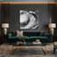 «Lyrical Abstraction 43», art mural sur toile grise-1404657617