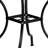 Chanea 35.5" Square Commercial Grade Steel Patio Table with 4 Round Back Chairs by Flash Furniture-484497066